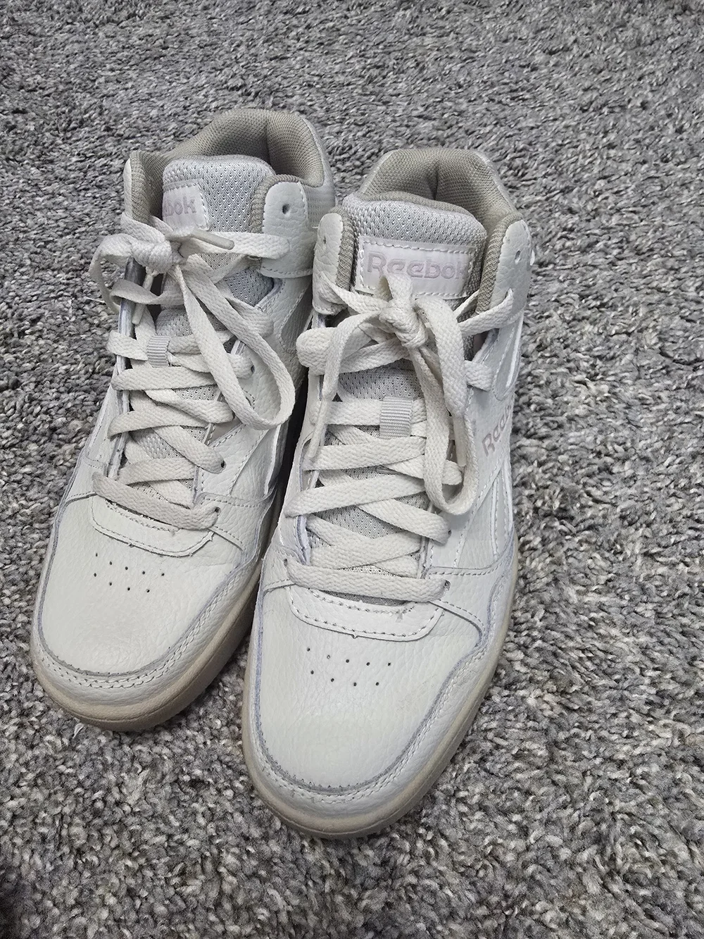 Reebok Women's Classic High-Top Sneakers in Light Gray